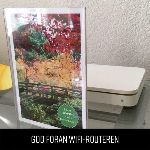 SYB Anti-stråling billedramme skærmer stråling fra Wifi-router