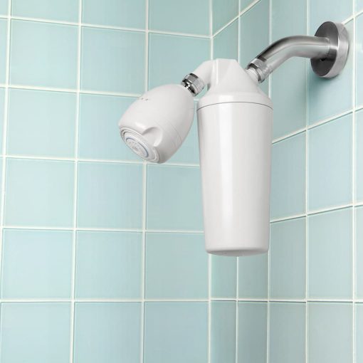 Aquasana bruservandfilter, mod kloraminer, med brusehoved (AQ-4100C) - monteret