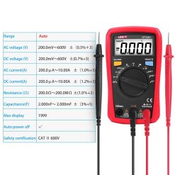 Digital multimeter med Auto-Range - UT33A+ (UNI-T)
