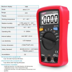 Digital multimeter med Auto-Range - UT33A+ (UNI-T)