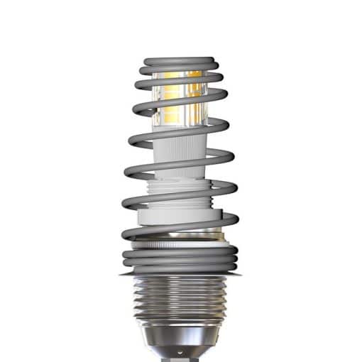 Skærmet bordlampe i træ - Natur - Billede 9