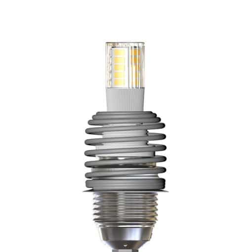 Skærmet bordlampe i træ - Natur - Billede 8