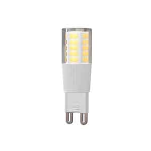 5,5 watt BioLys LED pære G9 vises forfra | Flimmerfri | Varm hvid | Biologa-Danell