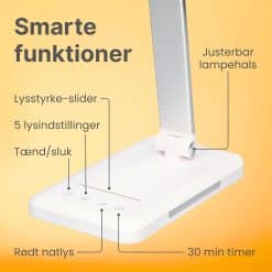 BioLight fuldspektrums lampens smarte funktioner