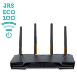 JRS Eco 100 Era WiFi router med lav stråling - bygget på Asus TUF-AX4200 med fire antenner