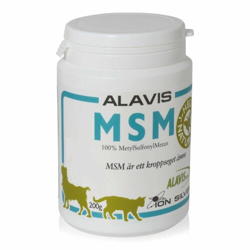 Alavis MSM pulver fra Ion-Silver - 200 g bøtte