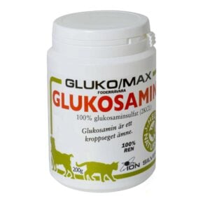 Glucosamin sulfat (2KCL) pulver - Gluko Max fra Ion-Silver - 200 g bøtte