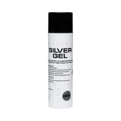 Silver Gel 200 ml fra Ion-Silver, flasken set forfra med sort låg