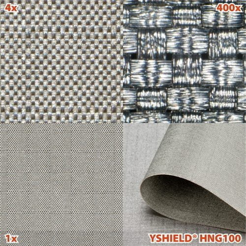 EMF-afskærmende Polyester net - Yshield HNG100-130 (HF+LF)