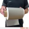En person holder en rulle med grå magnetisk afskærmende film fra YSHIELD.