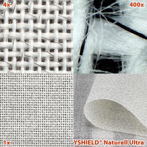 Swiss-Shield NATURELL-ULTRA™ EMF-afskærmende stof (b 250 cm) (HF+LF)