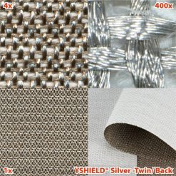 Yshield SILVER-TWIN EMF-afskærmende stof (b 150 cm) (HF+LF)